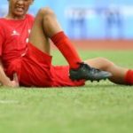 Knee injury from Football